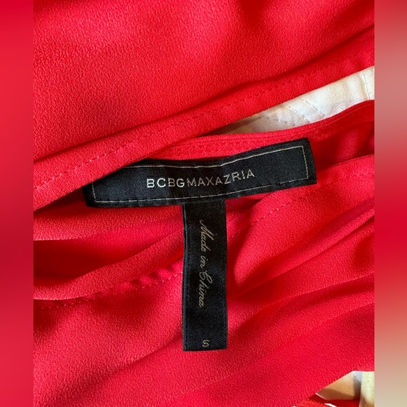 BCBG red Keelie dress. Size Small - Picture 7 of 9